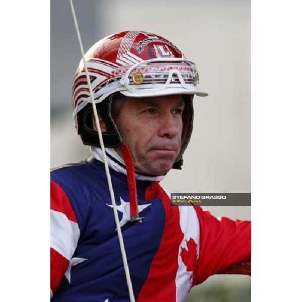 Mike Lachance at Trotting World Master Trieste Montebello racetrack, 11th dec. 2007 ph. Stefano Grasso