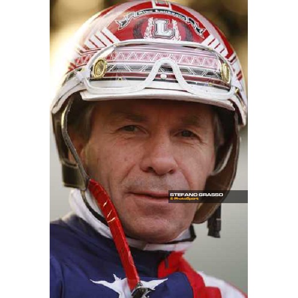 Mike Lachance at Trotting World Master Trieste Montebello racetrack, 11th dec. 2007 ph. Stefano Grasso