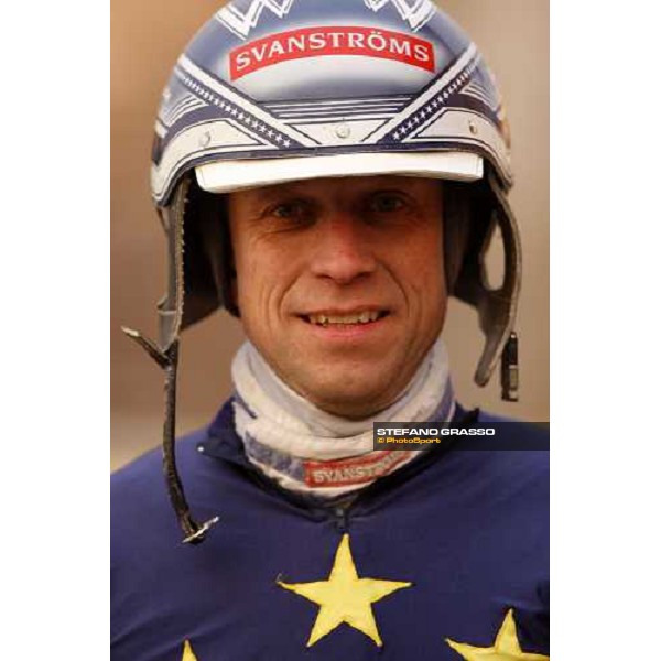 Jorgen Sjunnesson at Trotting World Master Trieste Montebello racetrack, 11th dec. 2007 ph. Stefano Grasso