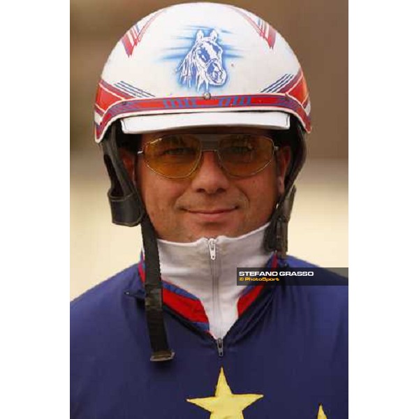 Christophe Martens at Trotting World Master Trieste Montebello racetrack, 11th dec. 2007 ph. Stefano Grasso