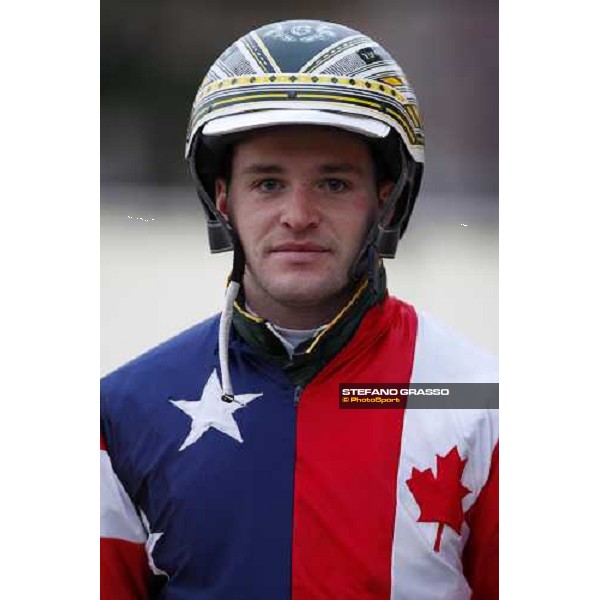 Yannick Gringas at Trotting World Master Trieste Montebello racetrack, 11th dec. 2007 ph. Stefano Grasso