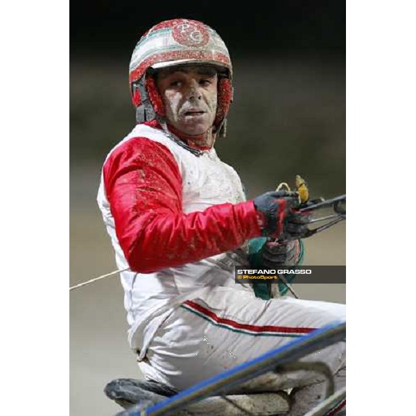 Pippo Gubellini at Trotting World Master Trieste Montebello racetrack, 11th dec. 2007 ph. Stefano Grasso