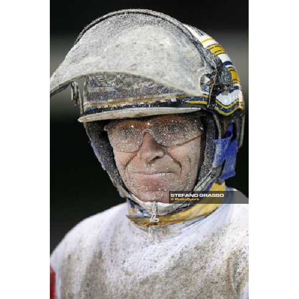 Roberto Andreghetti at Trotting World Master Trieste Montebello racetrack, 11th dec. 2007 ph. Stefano Grasso