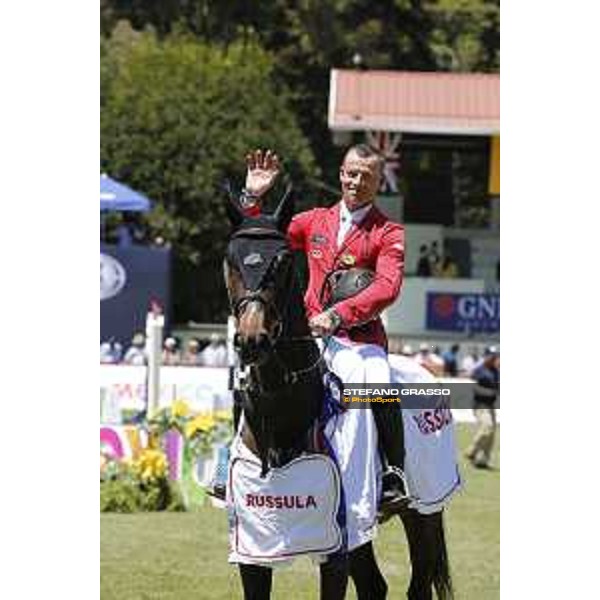LGCT of Mexico City - Class 11 - Prize giving ceremony - Pius Schwizer (SUI) on Balou Rubin R - Mexico City, Campo Marte - 25 March 2018 - ph.Mario Grassia/LGCT
