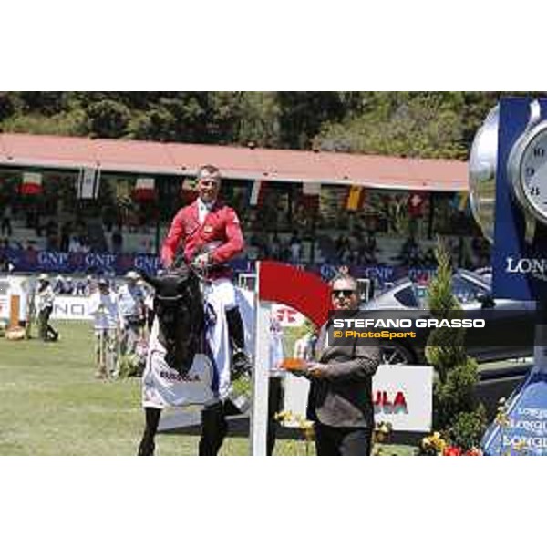 LGCT of Mexico City - Class 11 - Prize giving ceremony - Pius Schwizer (SUI) on Balou Rubin R - Mexico City, Campo Marte - 25 March 2018 - ph.Mario Grassia/LGCT