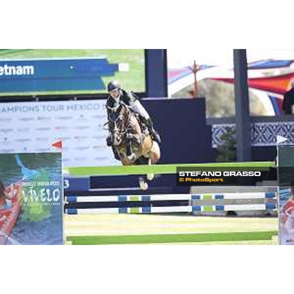 LGCT of Mexico City - Class 11 - Shane Sweetnam (IRL) on Cyklon - Mexico City, Campo Marte - 25 March 2018 - ph.Mario Grassia/LGCT