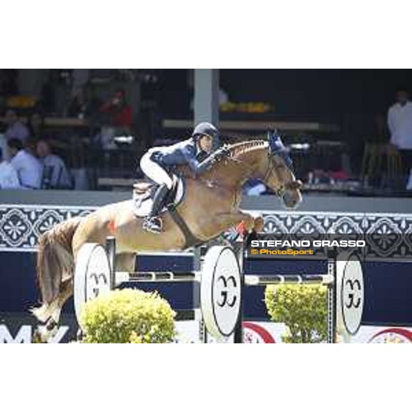 LGCT of Mexico City - Class 11 - Paola Amilibia (ESP) on Tarzan de Flandre - Mexico City, Campo Marte - 25 March 2018 - ph.Mario Grassia/LGCT