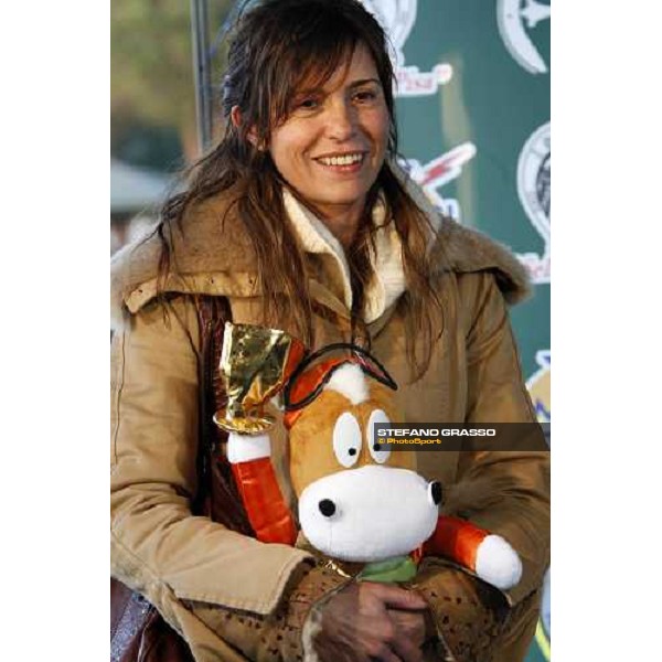 Laura Grizzetti trainer of Dematil winner of Criterium di Pisa Pisa, 16th dec. 2007 ph. Stefano Grasso