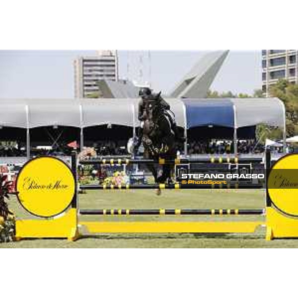 LGCT of Mexico City - Class 12 - Jerome Guery (BEL) on Kel\'Star du Vingt Ponts - Mexico City, Campo Marte - 25 March 2018 - ph.Mario Grassia/LGCT