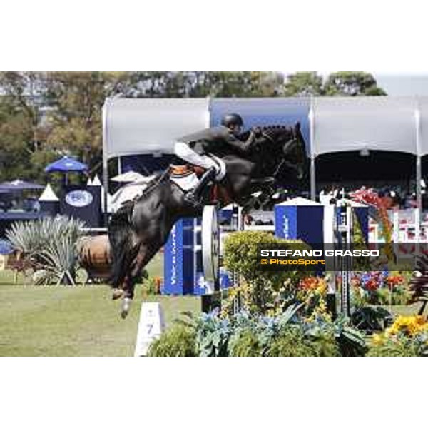 LGCT of Mexico City - Class 12 - Jerome Guery (BEL) on Kel\'Star du Vingt Ponts - Mexico City, Campo Marte - 25 March 2018 - ph.Mario Grassia/LGCT