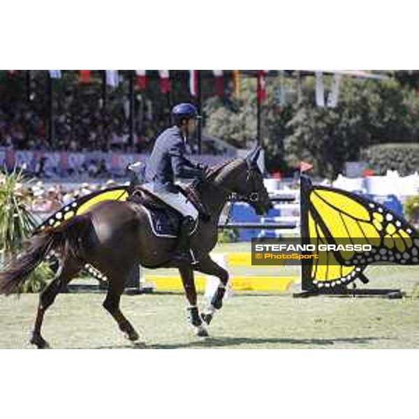 LGCT of Mexico City - Class 12 - Carlos Enrique Lopez Lizarazo (COL) on Ulhane de Conde - Mexico City, Campo Marte - 25 March 2018 - ph.Mario Grassia/LGCT