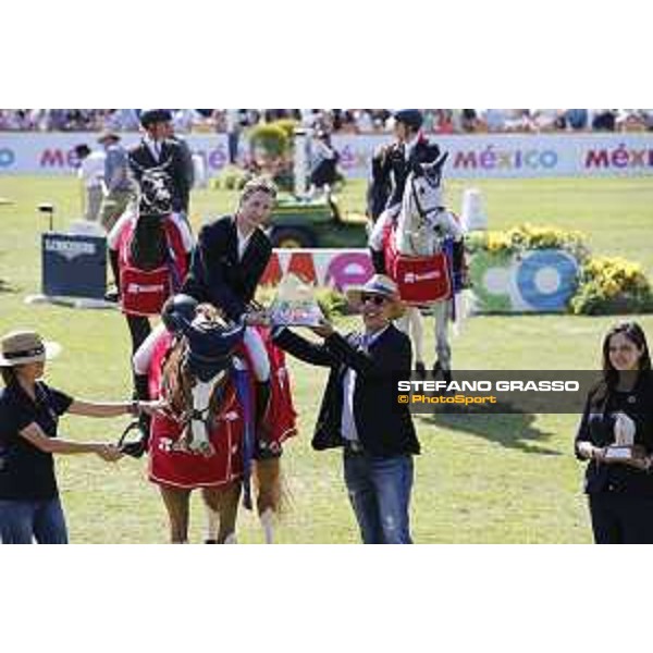 LGCT of Mexico City - Class 12 - Prize giving ceremony - Pieter Devos (BEL) on Apart - Mexico City, Campo Marte - 25 March 2018 - ph.Mario Grassia/LGCT
