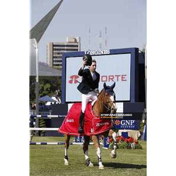 LGCT of Mexico City - Class 12 - Prize giving ceremony - Pieter Devos (BEL) on Apart - Mexico City, Campo Marte - 25 March 2018 - ph.Mario Grassia/LGCT