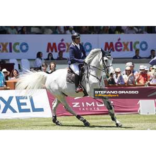 LGCT of Mexico City - Class 12 - Rene Lopez (COL) on Big Brother - Mexico City, Campo Marte - 25 March 2018 - ph.Mario Grassia/LGCT