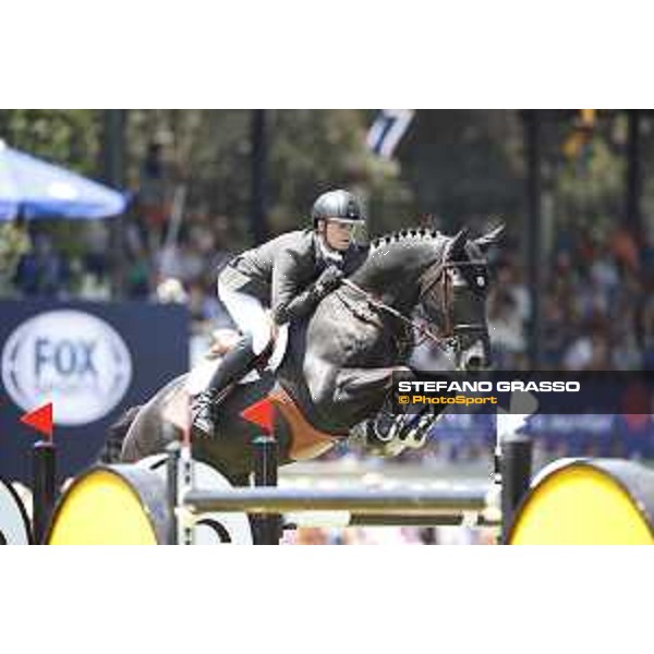 LGCT of Mexico City - Class 12 - Jerome Guery (BEL) on Kel\'Star du Vingt Ponts - Mexico City, Campo Marte - 25 March 2018 - ph.Mario Grassia/LGCT