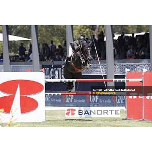 LGCT of Mexico City - Class 12 - Jerome Guery (BEL) on Kel\'Star du Vingt Ponts - Mexico City, Campo Marte - 25 March 2018 - ph.Mario Grassia/LGCT