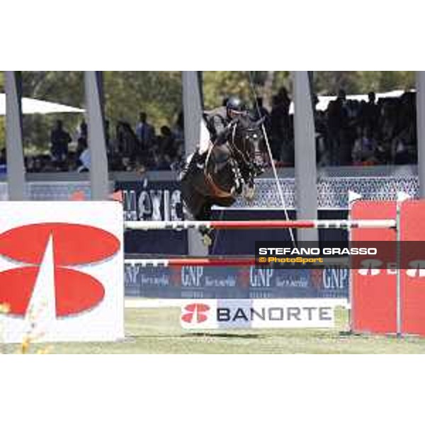LGCT of Mexico City - Class 12 - Jerome Guery (BEL) on Kel\'Star du Vingt Ponts - Mexico City, Campo Marte - 25 March 2018 - ph.Mario Grassia/LGCT