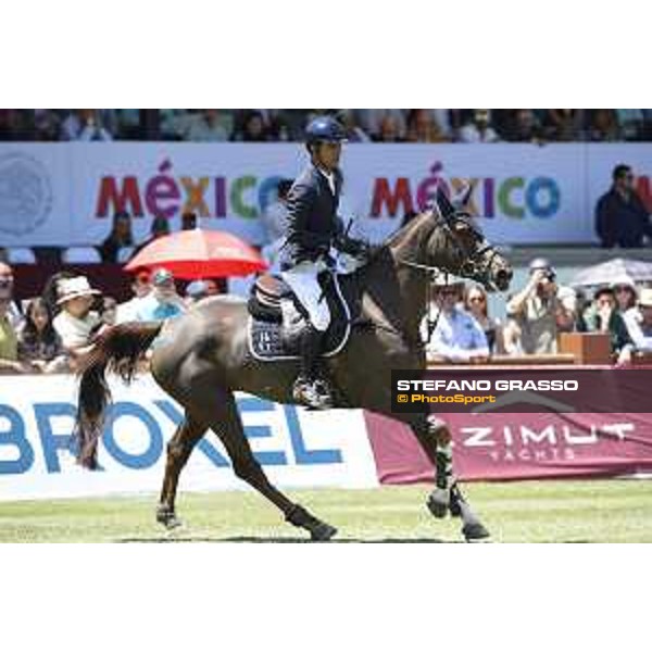 LGCT of Mexico City - Class 12 - Carlos Enrique Lopez Lizarazo (COL) on Ulhane de Conde - Mexico City, Campo Marte - 25 March 2018 - ph.Mario Grassia/LGCT