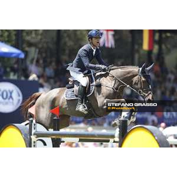 LGCT of Mexico City - Class 12 - Carlos Enrique Lopez Lizarazo (COL) on Ulhane de Conde - Mexico City, Campo Marte - 25 March 2018 - ph.Mario Grassia/LGCT