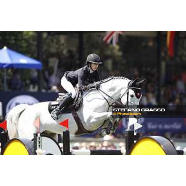 LGCT of Mexico City - Class 12 - Megane Moissonier (FRA) on Umours Batilly - Mexico City, Campo Marte - 25 March 2018 - ph.Mario Grassia/LGCT