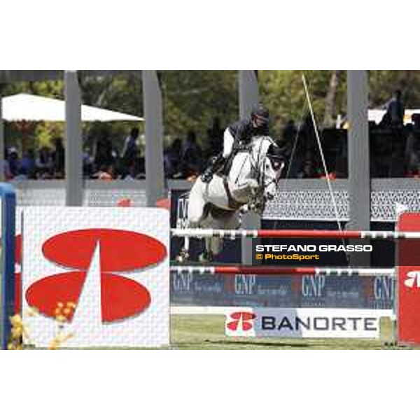 LGCT of Mexico City - Class 12 - Megane Moissonier (FRA) on Umours Batilly - Mexico City, Campo Marte - 25 March 2018 - ph.Mario Grassia/LGCT