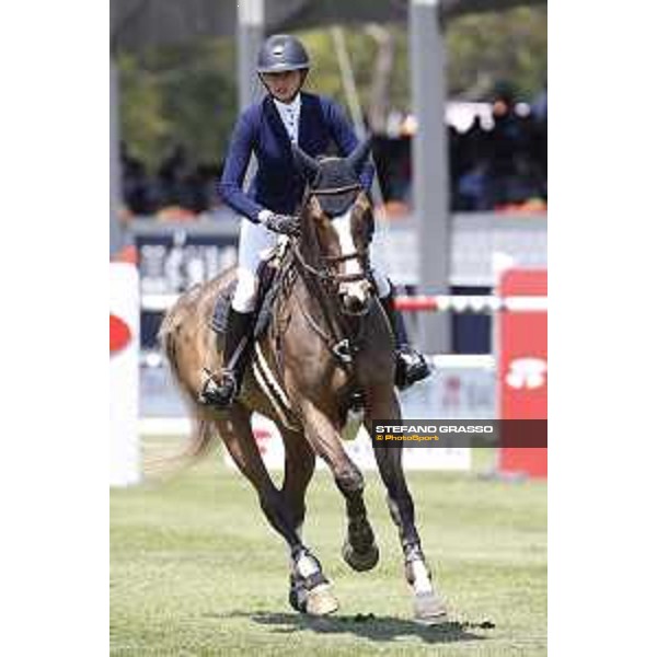 LGCT of Mexico City - Class 12 - Anna Kellnerova (CZE) on Calcourt Falklund - Mexico City, Campo Marte - 25 March 2018 - ph.Mario Grassia/LGCT