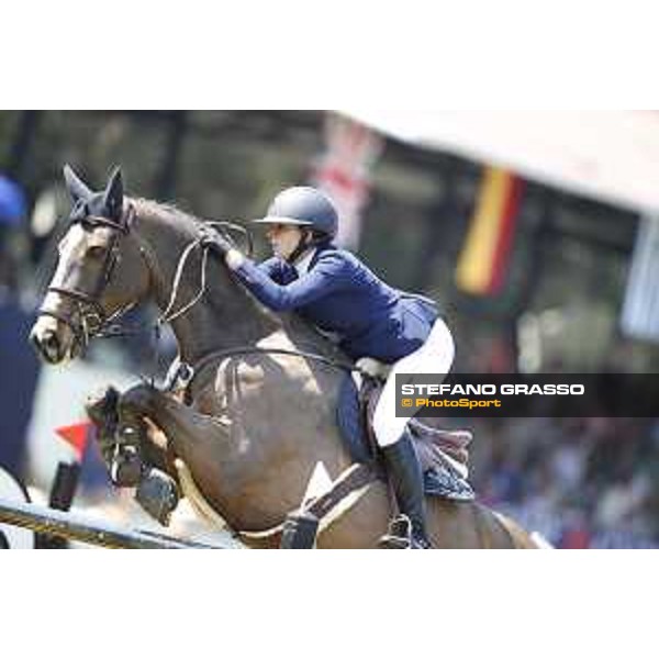 LGCT of Mexico City - Class 12 - Anna Kellnerova (CZE) on Calcourt Falklund - Mexico City, Campo Marte - 25 March 2018 - ph.Mario Grassia/LGCT