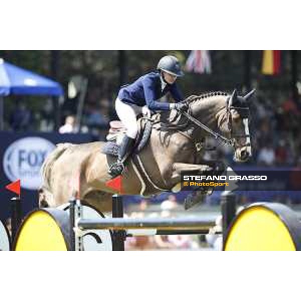 LGCT of Mexico City - Class 12 - Anna Kellnerova (CZE) on Calcourt Falklund - Mexico City, Campo Marte - 25 March 2018 - ph.Mario Grassia/LGCT