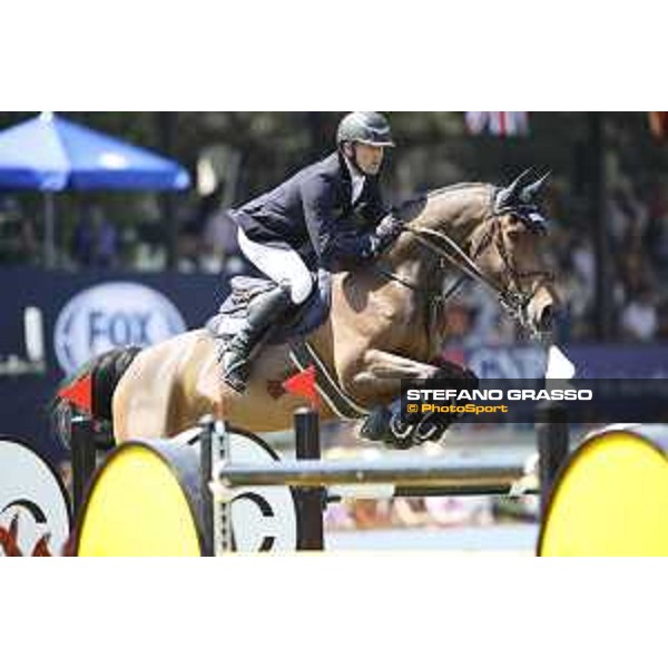 LGCT of Mexico City - Class 12 - Holger Wulschner (GER) on BSC Cha Cha Cha - Mexico City, Campo Marte - 25 March 2018 - ph.Mario Grassia/LGCT