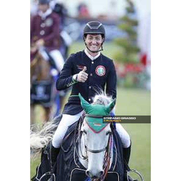 LGCT of Mexico City - Class 6 - Prize giving ceremony - Lorenzo de Luca (ITA) on Limestone Grey - Mexico City, Campo Marte - 24 March 2018 - ph.Stefano Grasso/LGCT