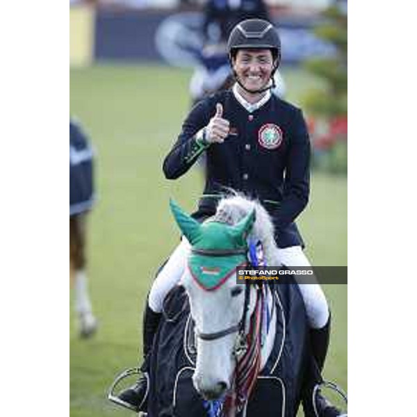 LGCT of Mexico City - Class 6 - Prize giving ceremony - Lorenzo de Luca (ITA) on Limestone Grey - Mexico City, Campo Marte - 24 March 2018 - ph.Stefano Grasso/LGCT