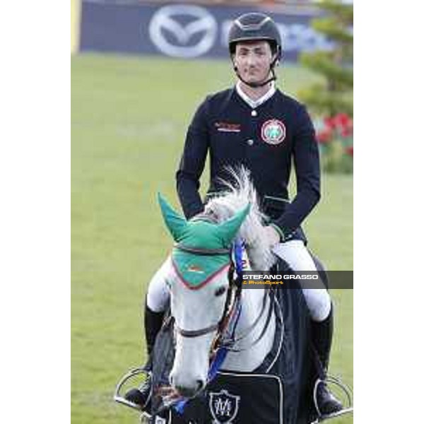 LGCT of Mexico City - Class 6 - Prize giving ceremony - Lorenzo de Luca (ITA) on Limestone Grey - Mexico City, Campo Marte - 24 March 2018 - ph.Stefano Grasso/LGCT