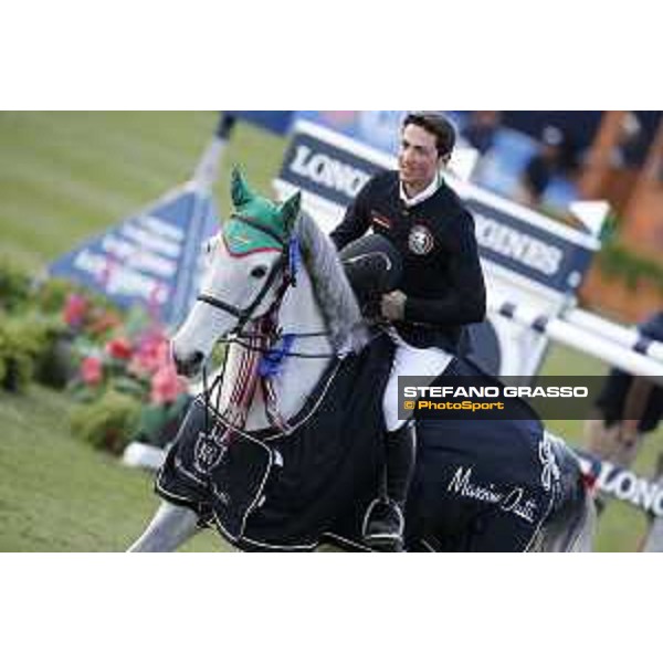 LGCT of Mexico City - Class 6 - Prize giving ceremony - Lorenzo de Luca (ITA) on Limestone Grey - Mexico City, Campo Marte - 24 March 2018 - ph.Stefano Grasso/LGCT