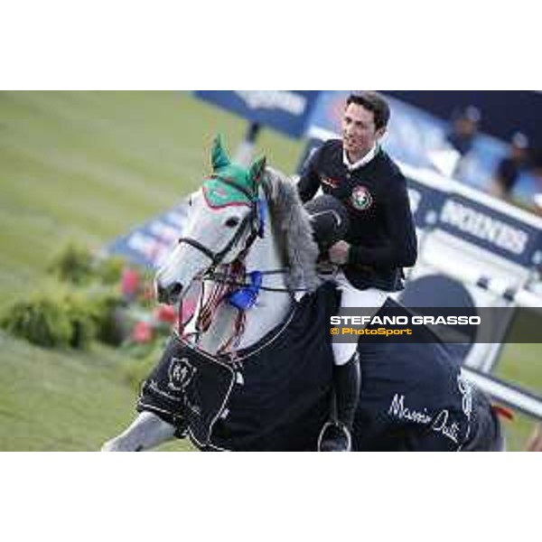 LGCT of Mexico City - Class 6 - Prize giving ceremony - Lorenzo de Luca (ITA) on Limestone Grey - Mexico City, Campo Marte - 24 March 2018 - ph.Stefano Grasso/LGCT