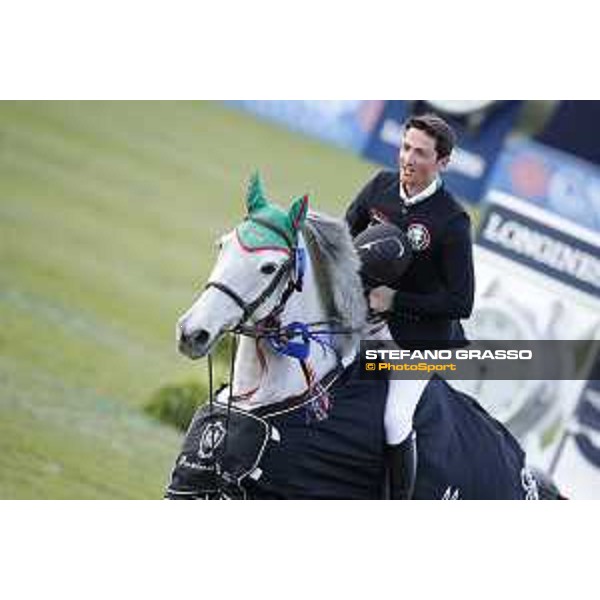 LGCT of Mexico City - Class 6 - Prize giving ceremony - Lorenzo de Luca (ITA) on Limestone Grey - Mexico City, Campo Marte - 24 March 2018 - ph.Stefano Grasso/LGCT