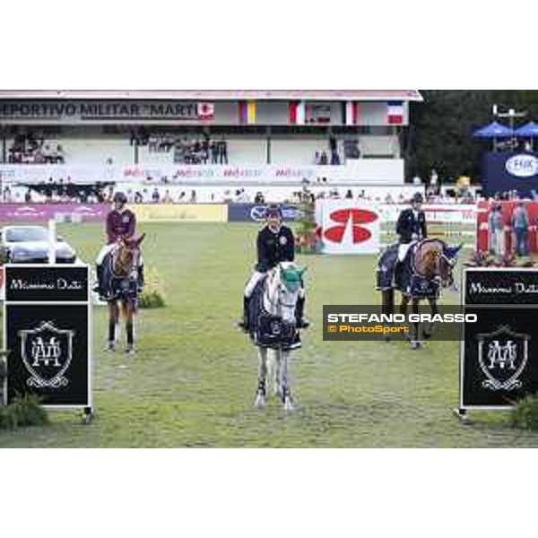 LGCT of Mexico City - Class 6 - Prize giving ceremony - Lorenzo de Luca (ITA) on Limestone Grey - Mexico City, Campo Marte - 24 March 2018 - ph.Stefano Grasso/LGCT