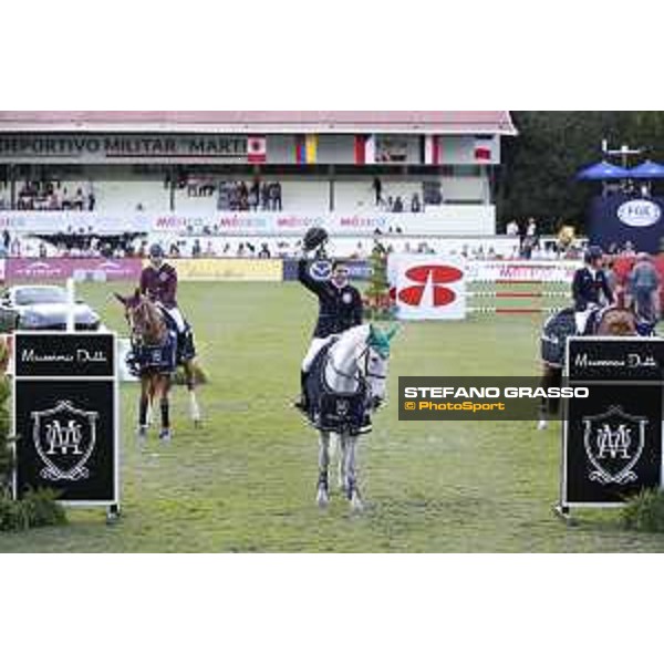 LGCT of Mexico City - Class 6 - Prize giving ceremony - Lorenzo de Luca (ITA) on Limestone Grey - Mexico City, Campo Marte - 24 March 2018 - ph.Stefano Grasso/LGCT