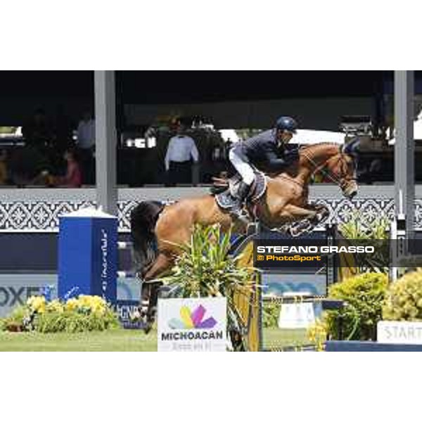LGCT of Mexico City - Class 5 - Carlos Enrique Lopez Lizarazo (COL) on G&C Arrayan - Mexico City, Campo Marte - 23 March 2018 - ph.Stefano Grasso/LGCT