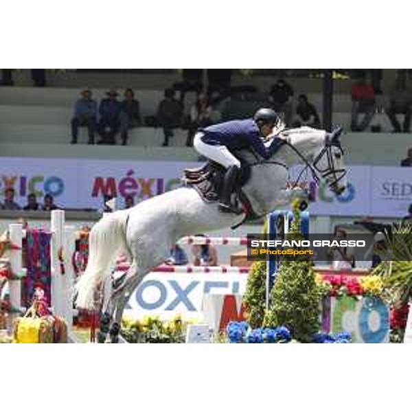 LGCT of Mexico City - Class 5 - Rene Lopez (COL) on Con Dios III - Mexico City, Campo Marte - 23 March 2018 - ph.Stefano Grasso/LGCT