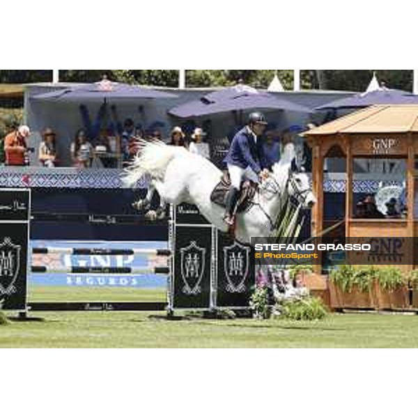LGCT of Mexico City - Class 5 - Rene Lopez (COL) on Con Dios III - Mexico City, Campo Marte - 23 March 2018 - ph.Stefano Grasso/LGCT
