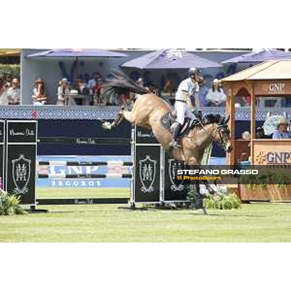 LGCT of Mexico City - Class 5 - Eduardo Alvarez Aznar (ESP) on Uqualin de Saulcy - Mexico City, Campo Marte - 23 March 2018 - ph.Stefano Grasso/LGCT