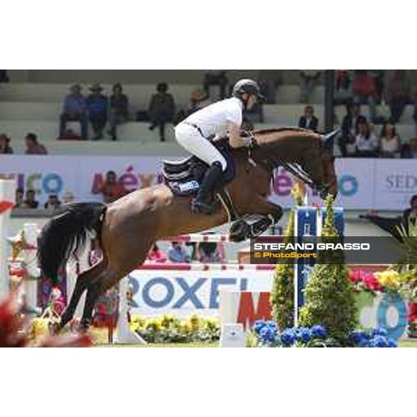 LGCT of Mexico City - Class 5 - Shane Sweetnam (IRL) on Cyklon - Mexico City, Campo Marte - 23 March 2018 - ph.Stefano Grasso/LGCT