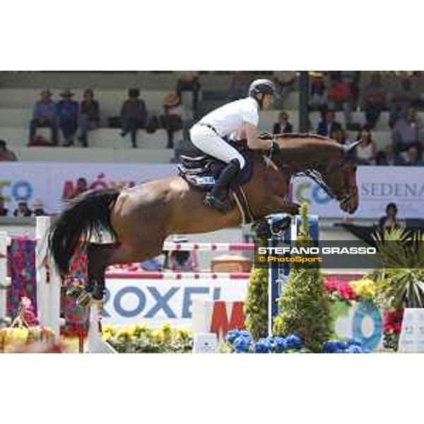 LGCT of Mexico City - Class 5 - Shane Sweetnam (IRL) on Cyklon - Mexico City, Campo Marte - 23 March 2018 - ph.Stefano Grasso/LGCT