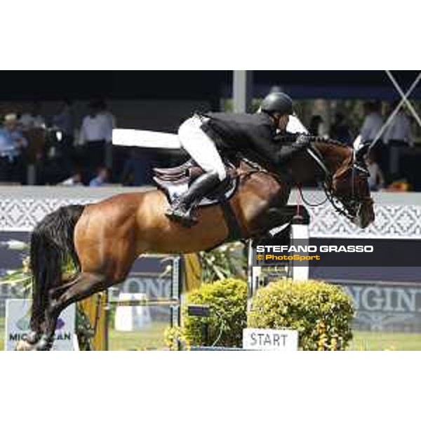 LGCT of Mexico City - Class 5 - Shane Sweetnam (IRL) on Cyklon - Mexico City, Campo Marte - 23 March 2018 - ph.Stefano Grasso/LGCT
