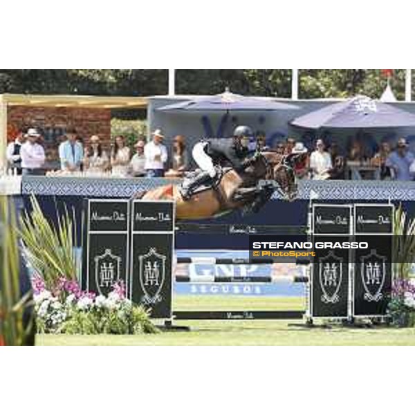 LGCT of Mexico City - Class 5 - Shane Sweetnam (IRL) on Cyklon - Mexico City, Campo Marte - 23 March 2018 - ph.Stefano Grasso/LGCT