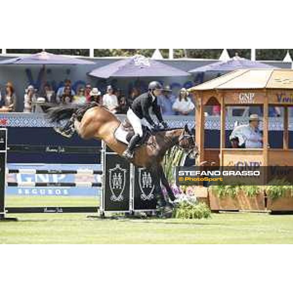 LGCT of Mexico City - Class 5 - Shane Sweetnam (IRL) on Cyklon - Mexico City, Campo Marte - 23 March 2018 - ph.Stefano Grasso/LGCT