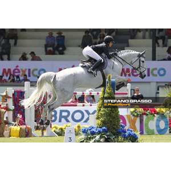 LGCT of Mexico City - Class 5 - Megane Moissonier (FRA) on Umours Batilly - Mexico City, Campo Marte - 23 March 2018 - ph.Stefano Grasso/LGCT