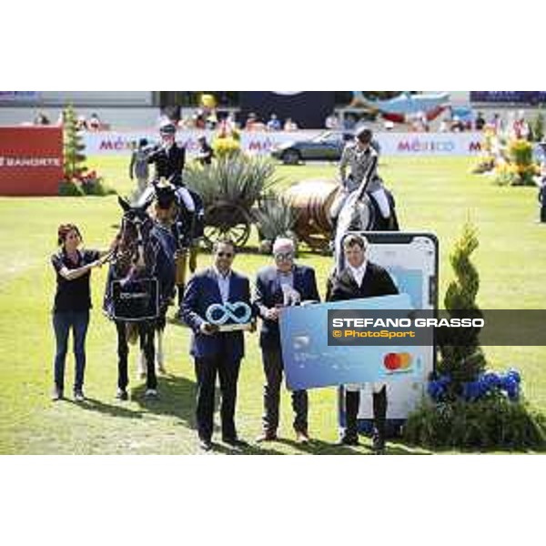 LGCT of Mexico City - Class 5 - Prize giving ceremony - Shane Sweetnam (IRL) on Cyklon - Mexico City, Campo Marte - 23 March 2018 - ph.Stefano Grasso/LGCT