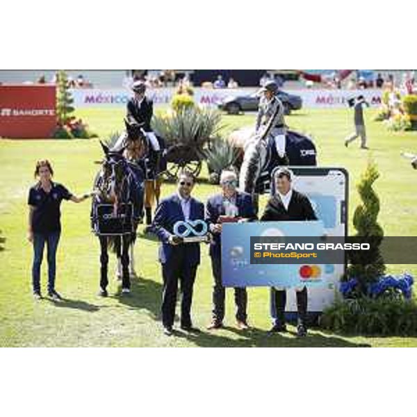 LGCT of Mexico City - Class 5 - Prize giving ceremony - Shane Sweetnam (IRL) on Cyklon - Mexico City, Campo Marte - 23 March 2018 - ph.Stefano Grasso/LGCT