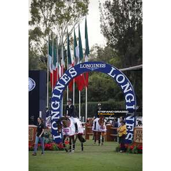 LGCT of Mexico City - Class 3 - Prize giving ceremony - Eduardo Alvarez Aznar (ESP) on Fidux - Mexico City, Campo Marte - 23 March 2018 - ph.Stefano Grasso/LGCT